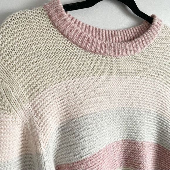 𝅺La Vie Rebecca Taylor Strip Merino Knit Sweater - Picture 4 of 10